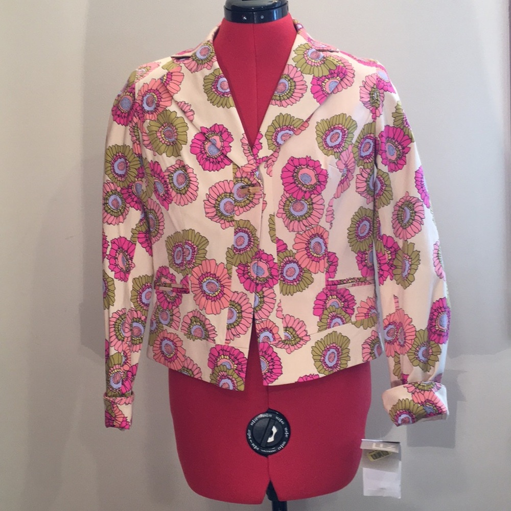 Floral LIZ blazer, size 4